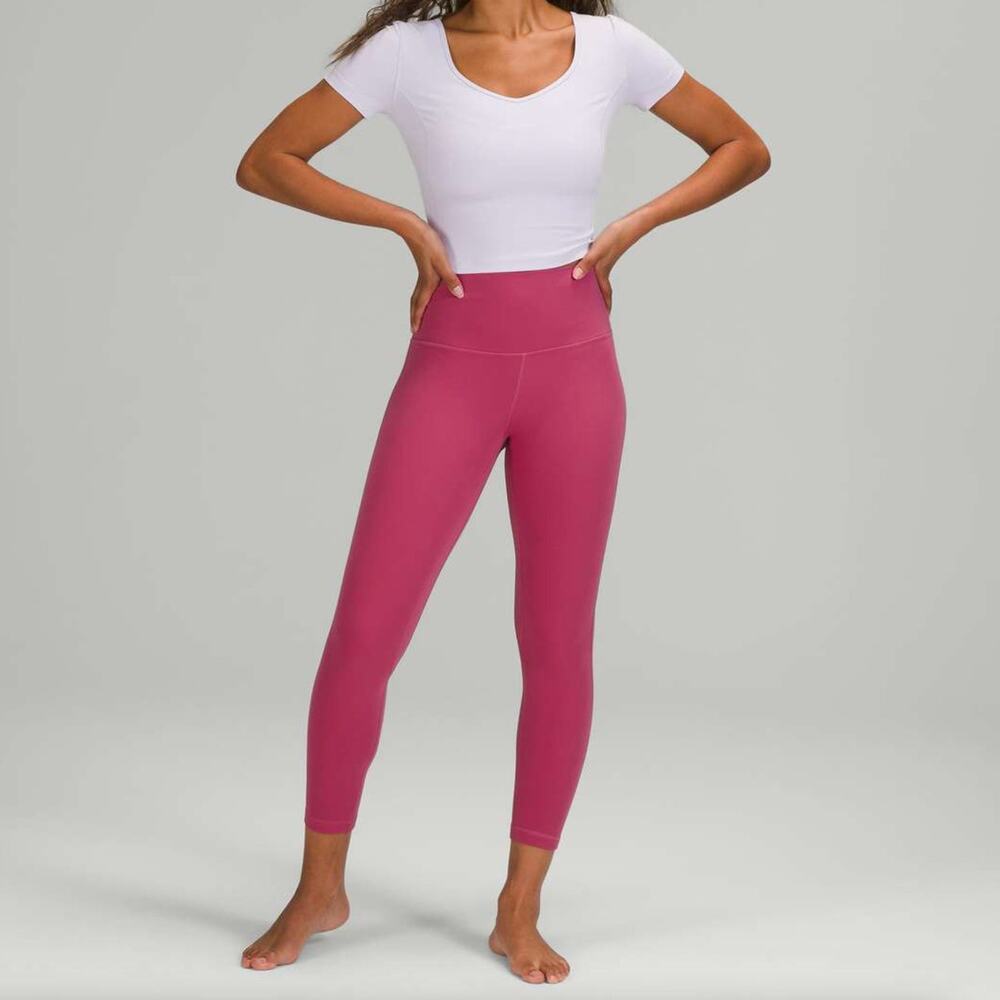 LULULEMON Align High-Rise Pant 25" Pink Lychee {3N33}